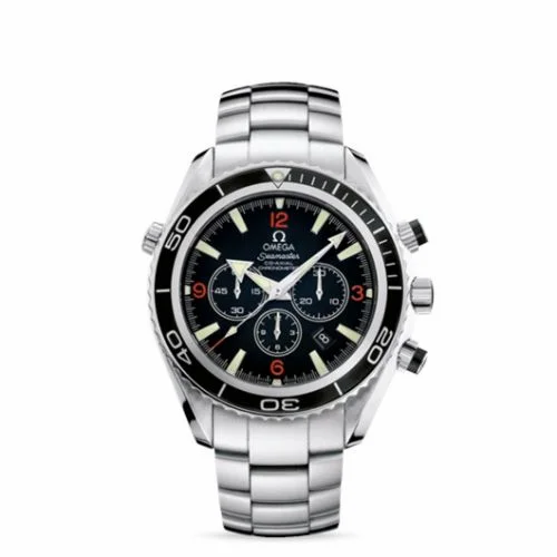 Omega Seamaster Planet Ocean 600M Co-Axial 45.5 Chronograph Stainless Steel / Orange Numerals / Bracelet 2210.51.00 (22105100)
